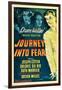 JOURNEY INTO FEAR, Joseph Cotten, Dolores del Rio, Ruth Warrick, Orson Welles, 1943-null-Framed Art Print