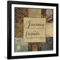 Journey Is Best Measured-Artique Studio-Framed Art Print