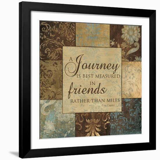 Journey Is Best Measured-Artique Studio-Framed Art Print