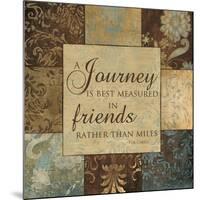 Journey Is Best Measured-Artique Studio-Mounted Art Print