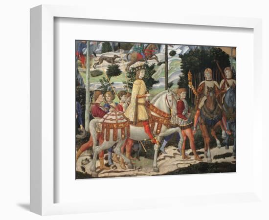 Journey of the Magi-Benozzo Gozzoli-Framed Art Print