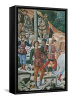 Journey of the Magi-Benozzo Gozzoli-Framed Stretched Canvas