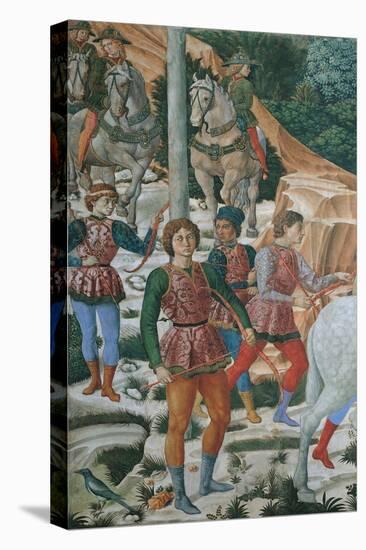 Journey of the Magi-Benozzo Gozzoli-Stretched Canvas