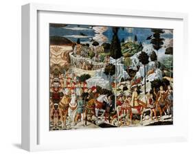 Journey of the Magi-Benozzo Gozzoli-Framed Art Print