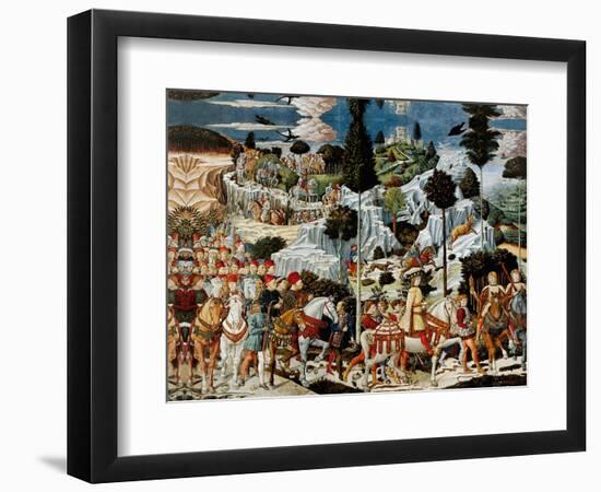 Journey of the Magi-Benozzo Gozzoli-Framed Art Print