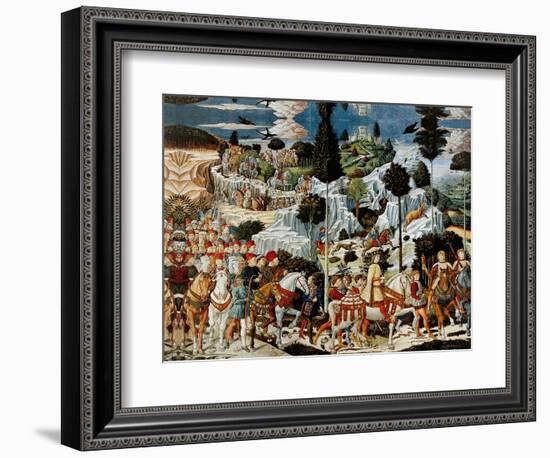 Journey of the Magi-Benozzo Gozzoli-Framed Art Print