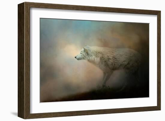 Journey of the Timber Wolf-Jai Johnson-Framed Giclee Print