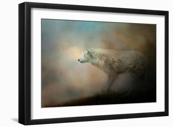 Journey of the Timber Wolf-Jai Johnson-Framed Giclee Print