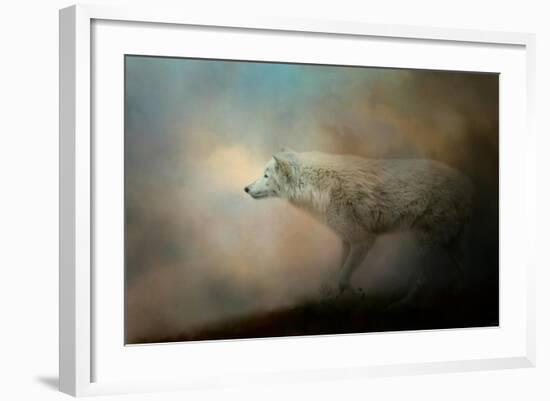 Journey of the Timber Wolf-Jai Johnson-Framed Giclee Print