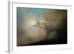 Journey of the Timber Wolf-Jai Johnson-Framed Giclee Print