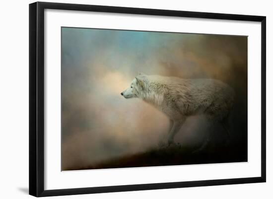 Journey of the Timber Wolf-Jai Johnson-Framed Giclee Print