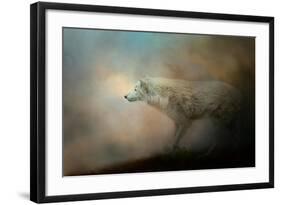 Journey of the Timber Wolf-Jai Johnson-Framed Giclee Print