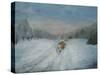 Journey Through the Snow IV-Kathy Winkler-Stretched Canvas