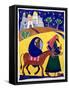 Journey to Bethlehem-Cathy Baxter-Framed Stretched Canvas