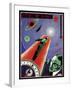 Journey To Mars Russian Constructivist-Vintage Lavoie-Framed Giclee Print