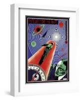 Journey To Mars Russian Constructivist-Vintage Lavoie-Framed Giclee Print