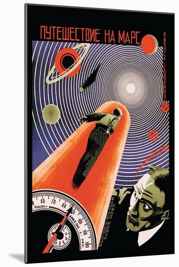 Journey to Mars-Borisov-Mounted Art Print