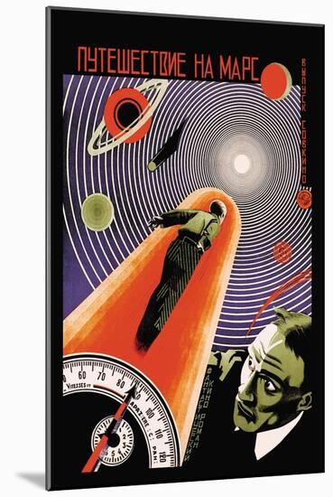 Journey to Mars-Borisov-Mounted Art Print