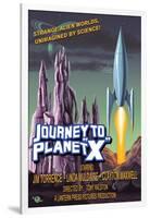 Journey to Planet X-Lantern Press-Framed Art Print