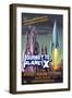 Journey to Planet X-Lantern Press-Framed Art Print