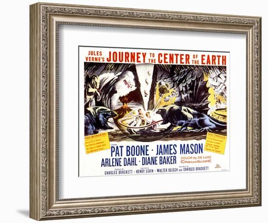 Journey to the Center of the Earth, 1959-null-Framed Art Print