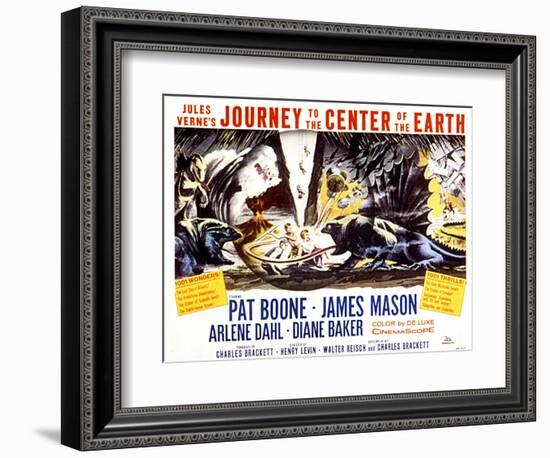 Journey to the Center of the Earth, 1959-null-Framed Art Print