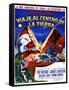 JOURNEY TO THE CENTER OF THE EARTH, (aka VIAJE AL CENTRO DE LA TIERRA), Argentinan poster, 1959-null-Framed Stretched Canvas