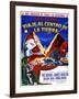 JOURNEY TO THE CENTER OF THE EARTH, (aka VIAJE AL CENTRO DE LA TIERRA), Argentinan poster, 1959-null-Framed Art Print