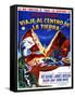 JOURNEY TO THE CENTER OF THE EARTH, (aka VIAJE AL CENTRO DE LA TIERRA), Argentinan poster, 1959-null-Framed Stretched Canvas