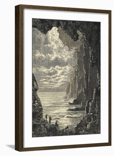 Journey To the Centre Of the Earth-null-Framed Premium Giclee Print