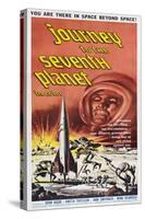 JOURNEY TO THE SEVENTH PLANET, poster art, 1962-null-Stretched Canvas