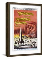 JOURNEY TO THE SEVENTH PLANET, poster art, 1962-null-Framed Art Print