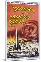 JOURNEY TO THE SEVENTH PLANET, poster art, 1962-null-Mounted Art Print