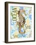 Journey under the Sea II-Asmaa’ Murad-Framed Giclee Print