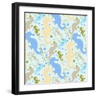 Journey under the Sea Part 01-Asmaa’ Murad-Framed Giclee Print