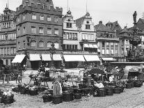 The Market Place at Trier, circa 1910-Jousset-Giclee Print