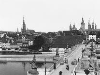 The River Gera at Erfurt, Thiringia, circa 1910-Jousset-Giclee Print