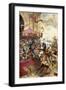 Joust Held on London Bridge-Richard Beavis-Framed Giclee Print