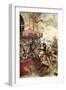 Joust Held on London Bridge-Richard Beavis-Framed Giclee Print