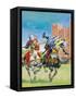 Joust-Pat Nicolle-Framed Stretched Canvas