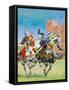 Joust-Pat Nicolle-Framed Stretched Canvas