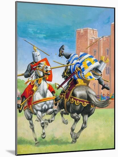 Joust-Pat Nicolle-Mounted Giclee Print