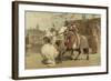 Jousting, 15th Century-null-Framed Giclee Print