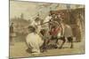 Jousting, 15th Century-null-Mounted Giclee Print