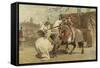 Jousting, 15th Century-null-Framed Stretched Canvas