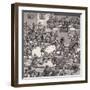 Jousting in Florence in the 15th Century-Pat Nicolle-Framed Giclee Print