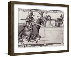 Jousting Knights-Pat Nicolle-Framed Giclee Print