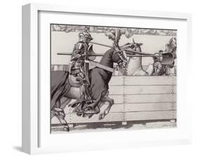 Jousting Knights-Pat Nicolle-Framed Giclee Print