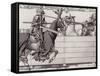 Jousting Knights-Pat Nicolle-Framed Stretched Canvas