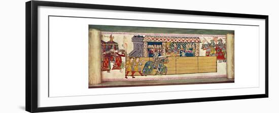 'Jousts at Westminster. February 13th, 1510', 1511, (1903)-Unknown-Framed Giclee Print